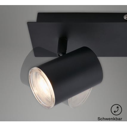 Briloner  10476221 - Спот за баня 2xGU10/5W/230V IP44 черен