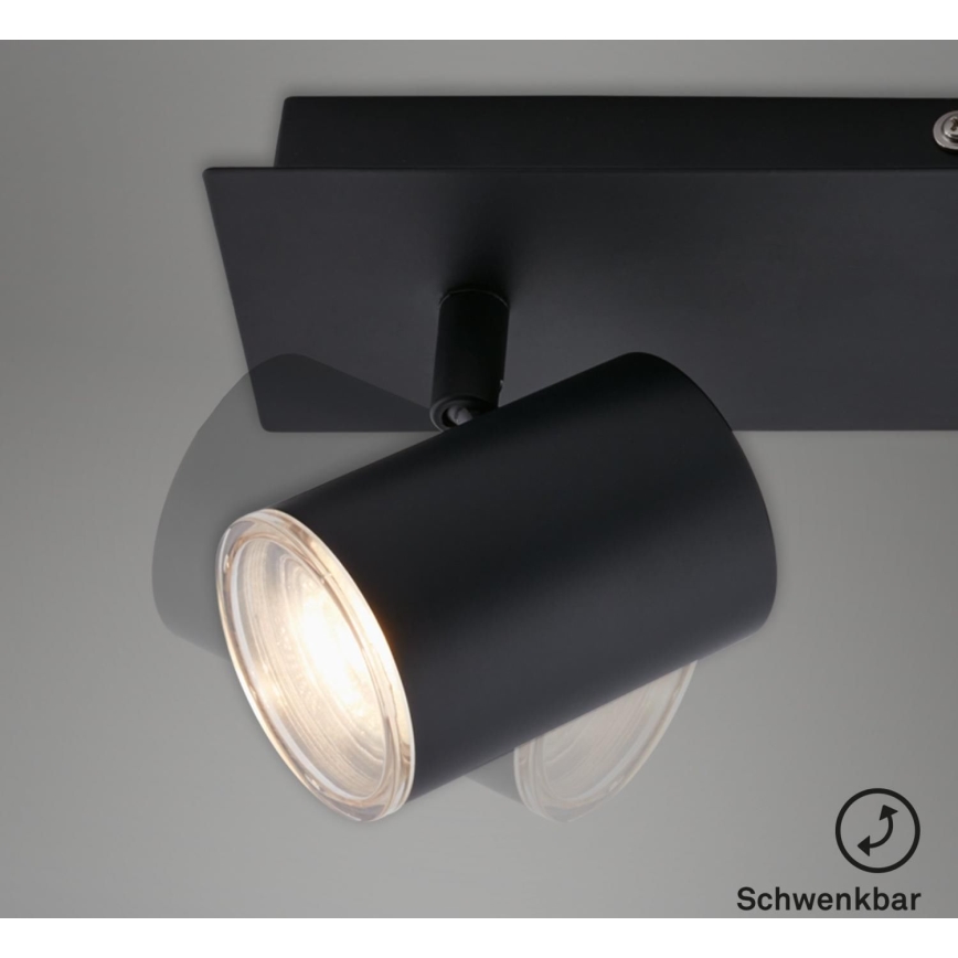 Briloner  10476221 - Спот за баня 2xGU10/5W/230V IP44 черен