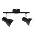 Briloner 10698891 - Спот 2xE14/25W/230V черен