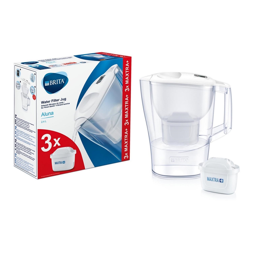 Brita - Филтрираща кана Aluna 2,4 л + 3 филтри