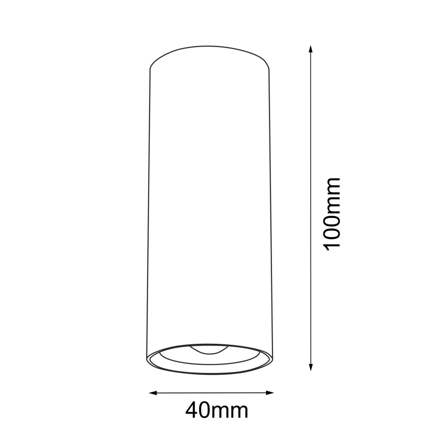 Brosline - Точково осветително тяло 1xGU10/4W/230V бяло