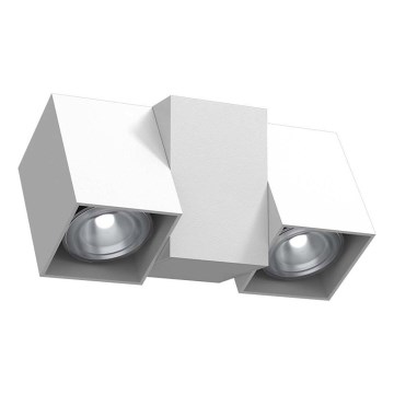 Brosline - Настенно точково осветително тяло 2xGU10/10W/230V бяло