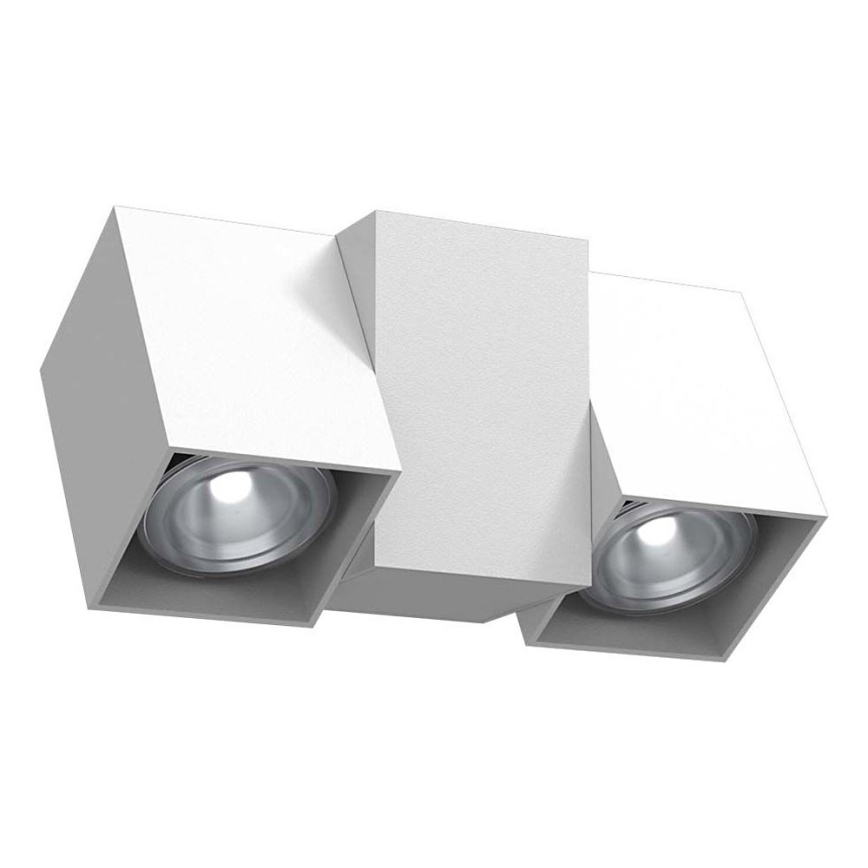 Brosline - Настенно точково осветително тяло 2xGU10/10W/230V бяло