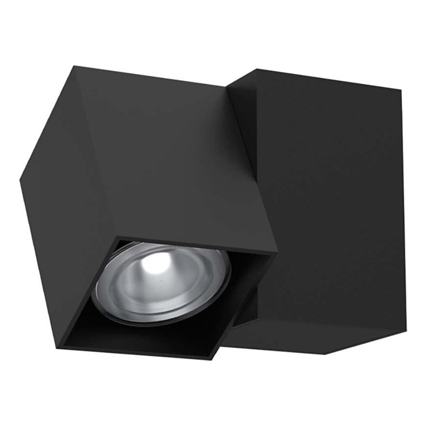 Brosline - Стенно точково осветително тяло 1xGU10/10W/230V черно
