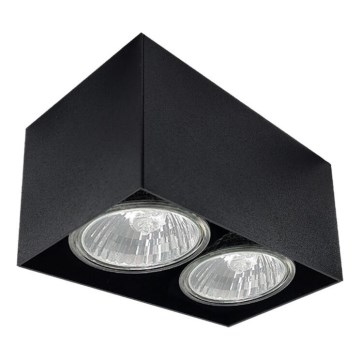 Brosline - Точково осветително тяло 2xGU10/10W/230V черно