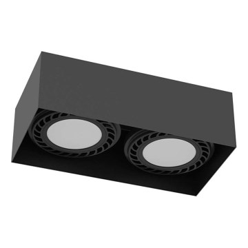 Brosline - точково осветително тяло 2xGU10/18W/230V черно
