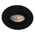 Brosline - Вградено осветително тяло 1xGU10/10W/230V черно