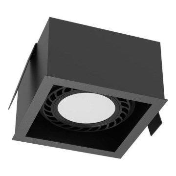 Brosline - Вградено осветително тяло 1xGU10/18W/230V черно