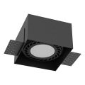 Brosline - Вградено таванно осветително тяло 1xGU10/18W/230V черно
