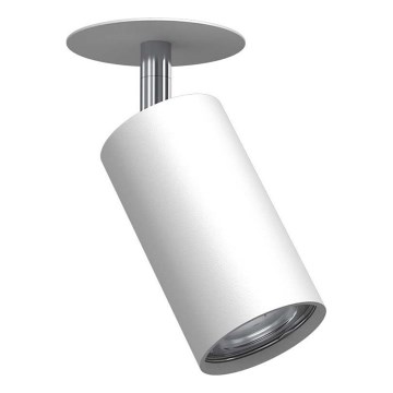 Brosline - Вградено таванно точково осветително тяло 1xGU10/10W/230V бяло