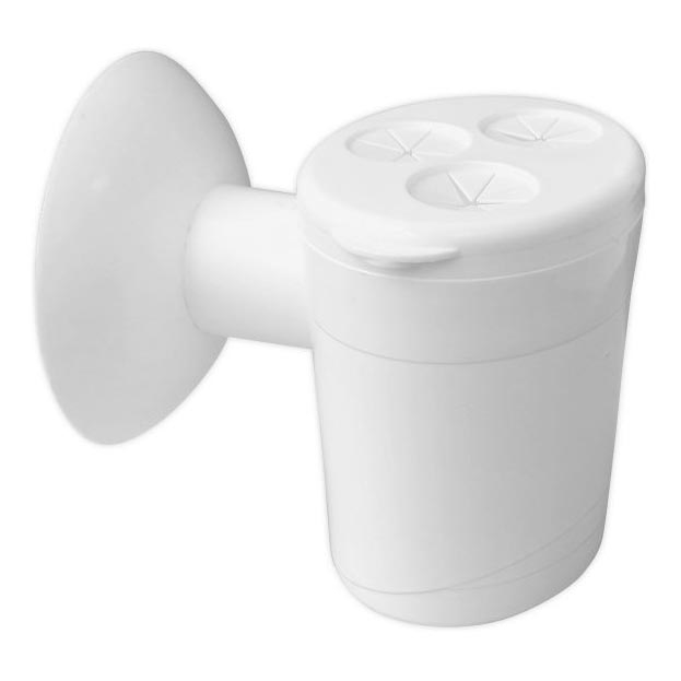 Bruckner - Сифон за климатик с топче за 3 маркуча бял