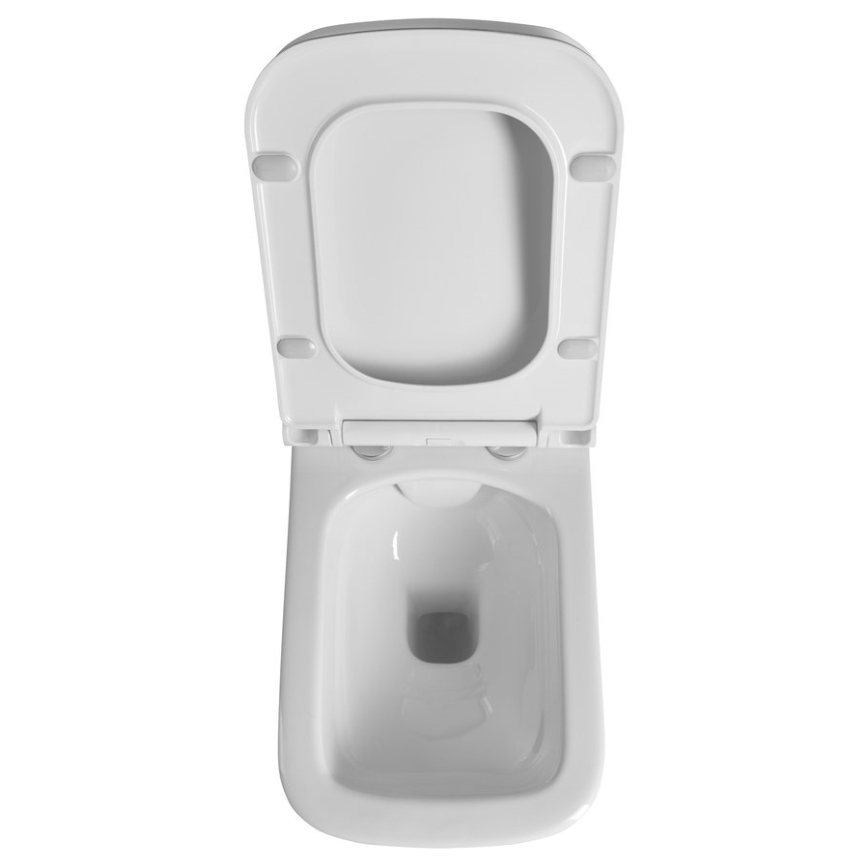 Bruckner - Висяща тоалетна Rimless WALTER керамика/бял цвят