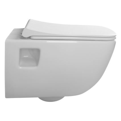 Bruckner - Висяща тоалетна Rimless WALTER керамика/бял цвят