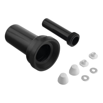 Bruckner - К-кт за свързване на окачена тоалетна 25 см черен