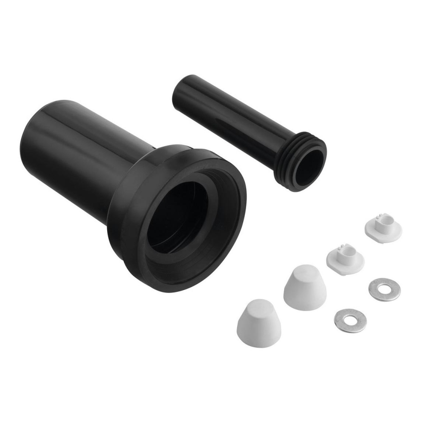 Bruckner - К-кт за свързване на окачена тоалетна 25 см черен