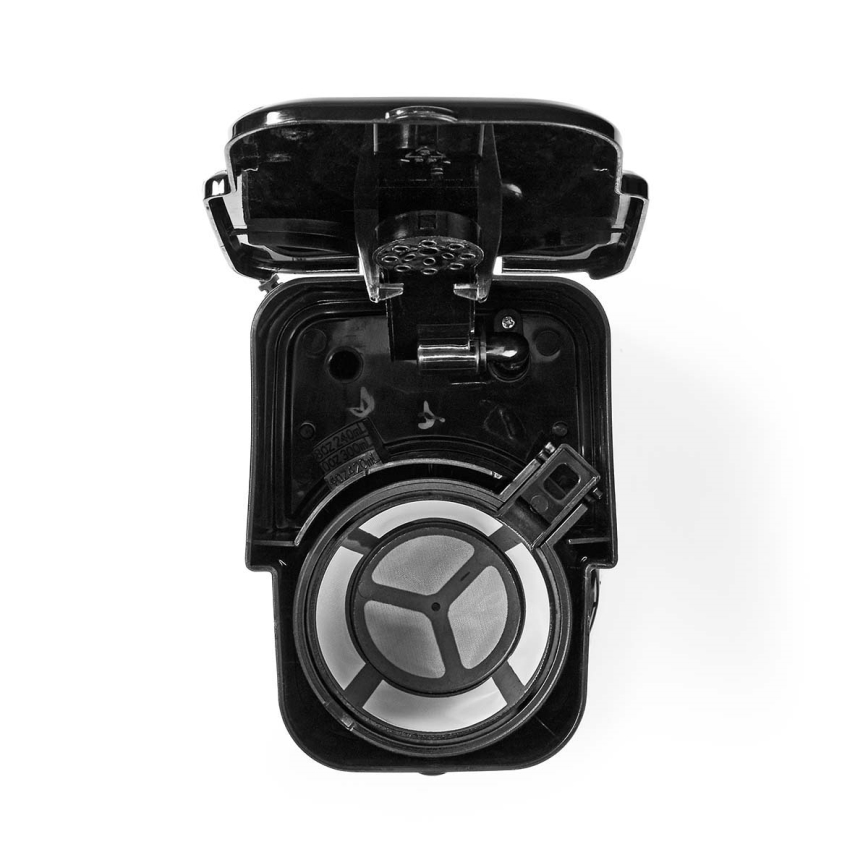 Butler - Кафеварка за една чаша 0,4 l с таймер и термочаша 750W/230V неръждаема стомана/черна