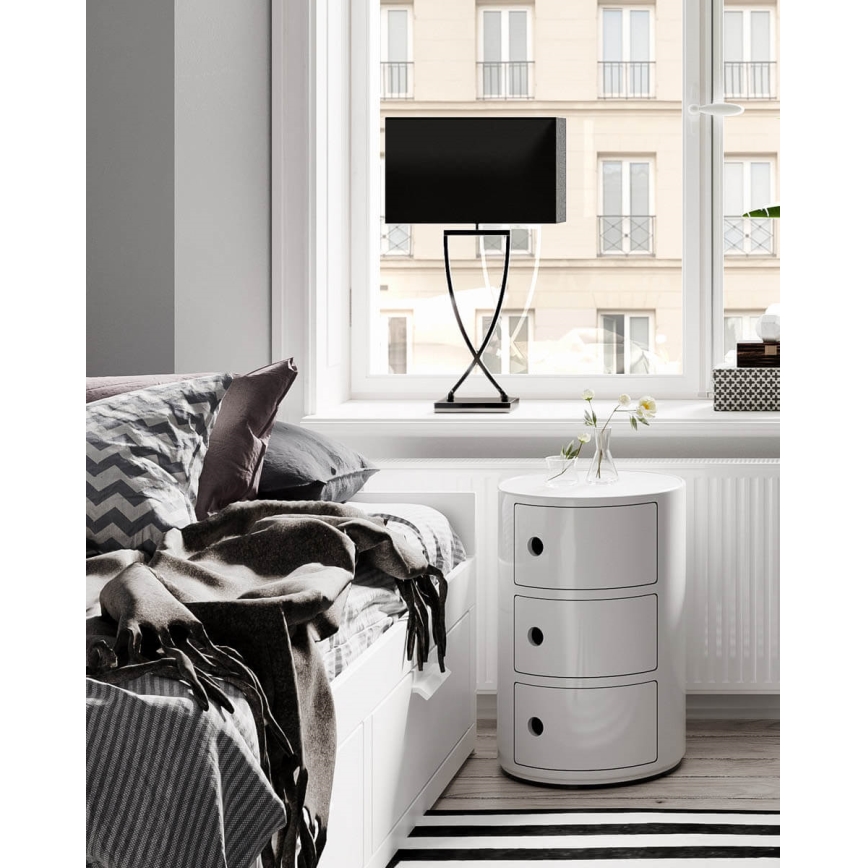 ByRydens - Настолна лампа OMEGA 1xE27/5W/230V черна