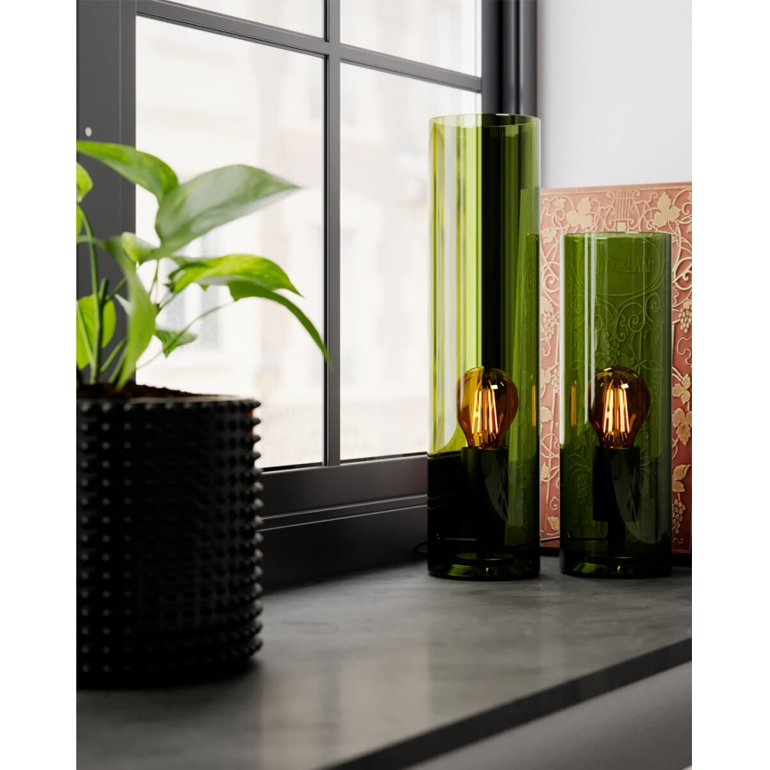 ByRydens - Настолна лампа FLAKE 1xE27/8W/230V зелена