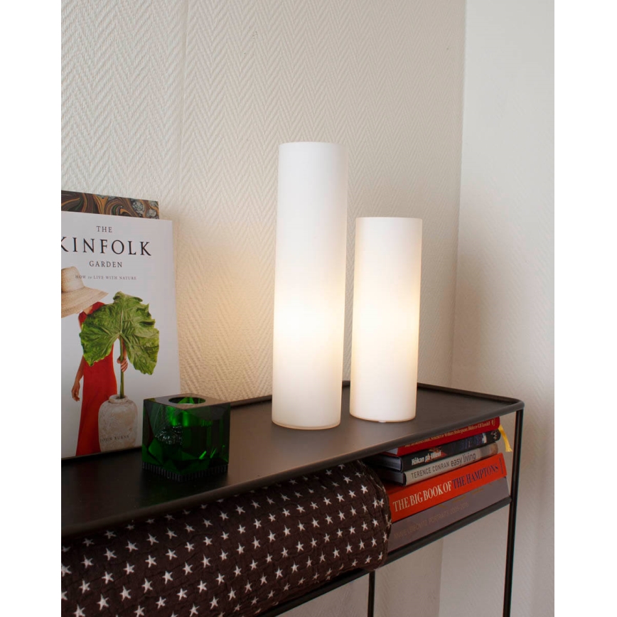 ByRydens - Настолна лампа FLAKE 1xE27/8W/230V бяла