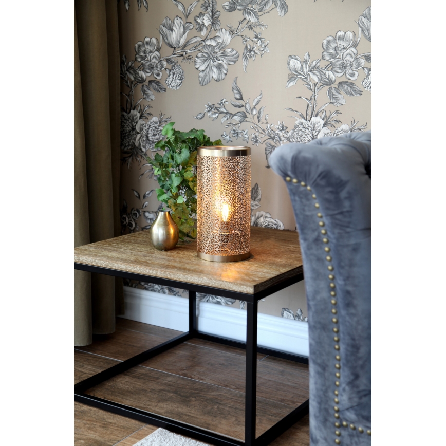 ByRydens - Настолна лампа HERMINE 1xE14/5W/230V месинг