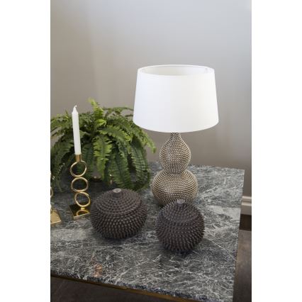 ByRydens - Настолна лампа LOFTY 1xE27/5W/230V бяла/сребриста