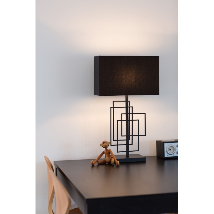 ByRydens - Настолна лампа PARAGON 1xE27/5W/230V черна