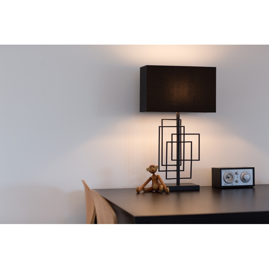 ByRydens - Настолна лампа PARAGON 1xE27/5W/230V, черна