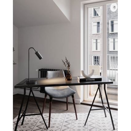 ByRydens - Настолна лампа CURVE 1xGU10/7W/230V черна