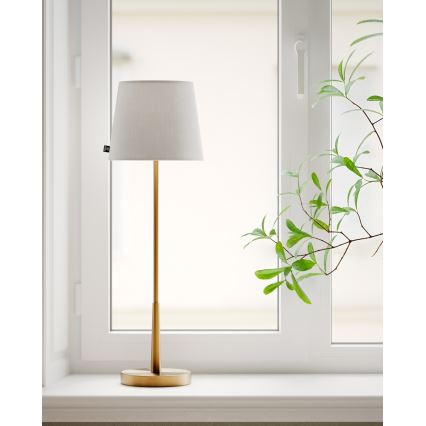 ByRydens - Настолна лампа LUMI 1xE27/8W/230V бяла/златна 68,5 cm