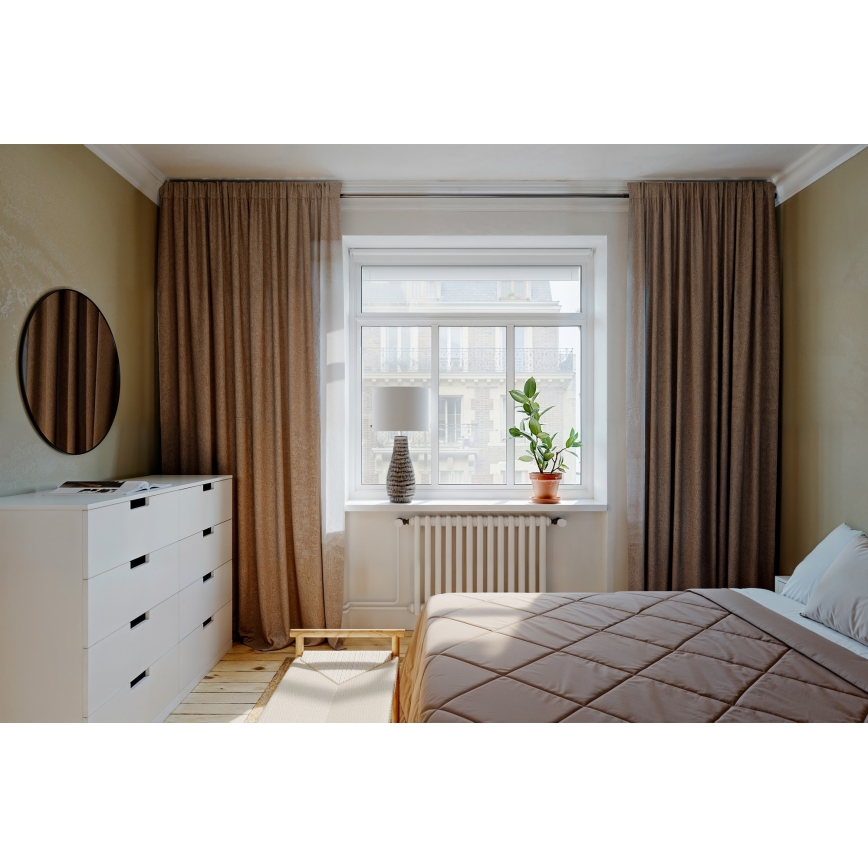 ByRydens - Настолна лампа BARTHA 1xE27/8W/230V бежова