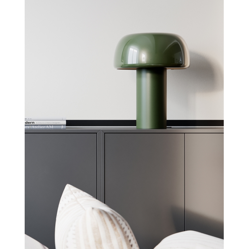 ByRydens - Настолна лампа LEAN ON ME 1xE27/8W/230V зелена