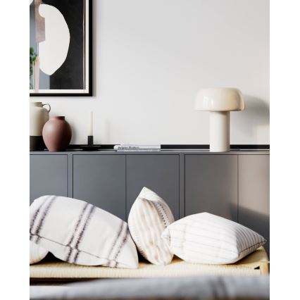 ByRydens - Настолна лампа LEAN ON ME 1xE27/8W/230V кремава