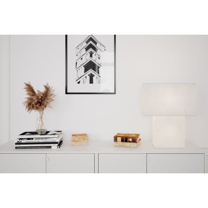 ByRydens - Настолна лампа iSQUARE 1xE27/8W/230V бяла