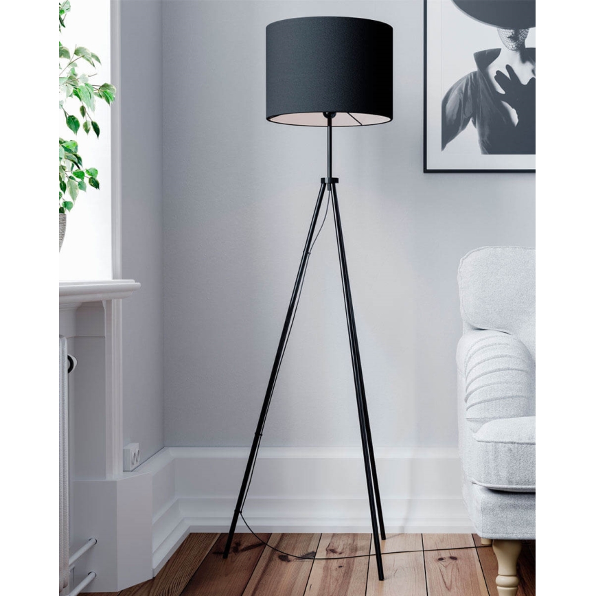 ByRydens - Подова лампа RINA 1xE27/5W/230V черна