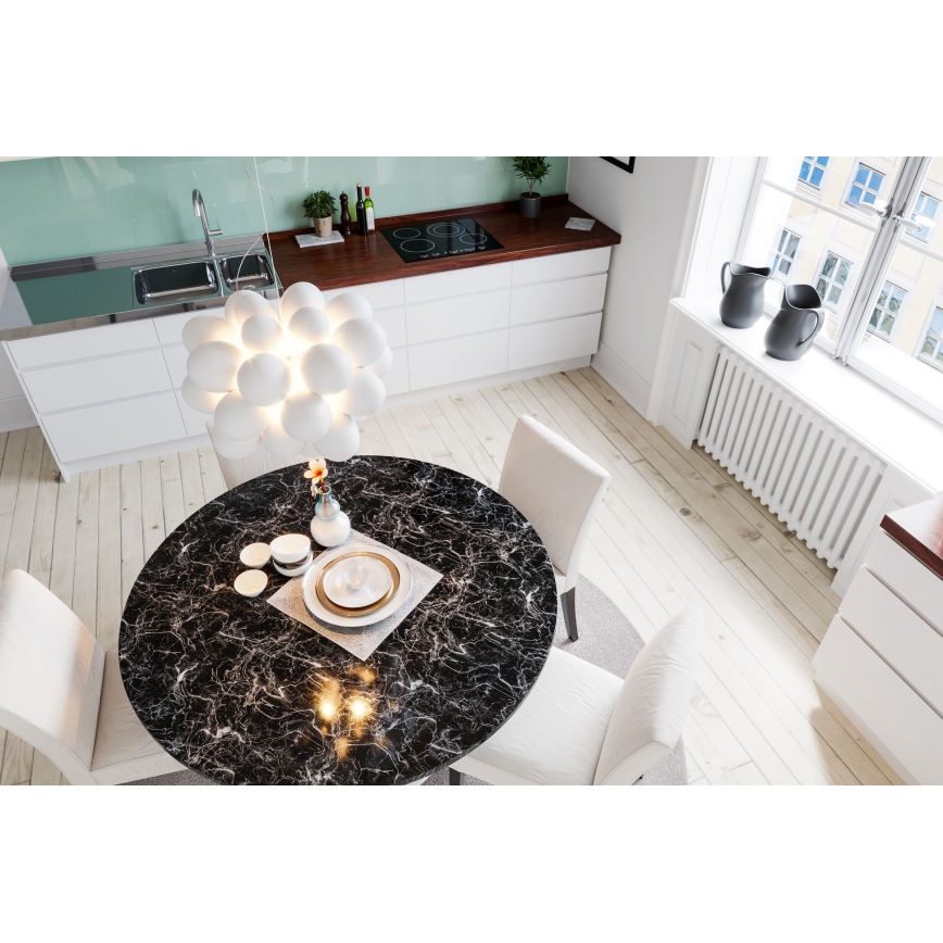 ByRydens - Пендел GROSS 8xG9/4W/230V бял Ø 50 см
