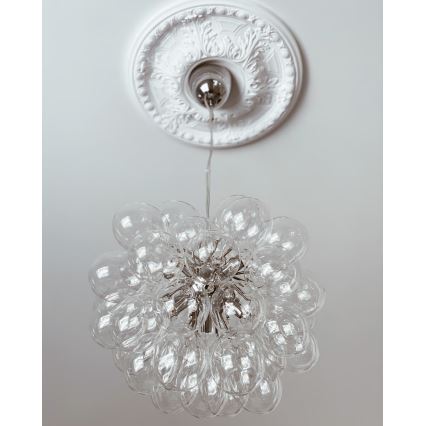 ByRydens - Пендел GROSS 8xG9/4W/230V прозрачен Ø 50 см