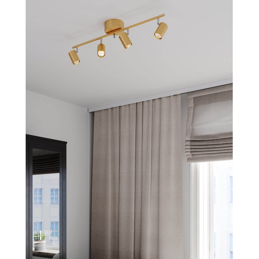 ByRydens - Спот CORRECT 4xGU10/7W/230V златист