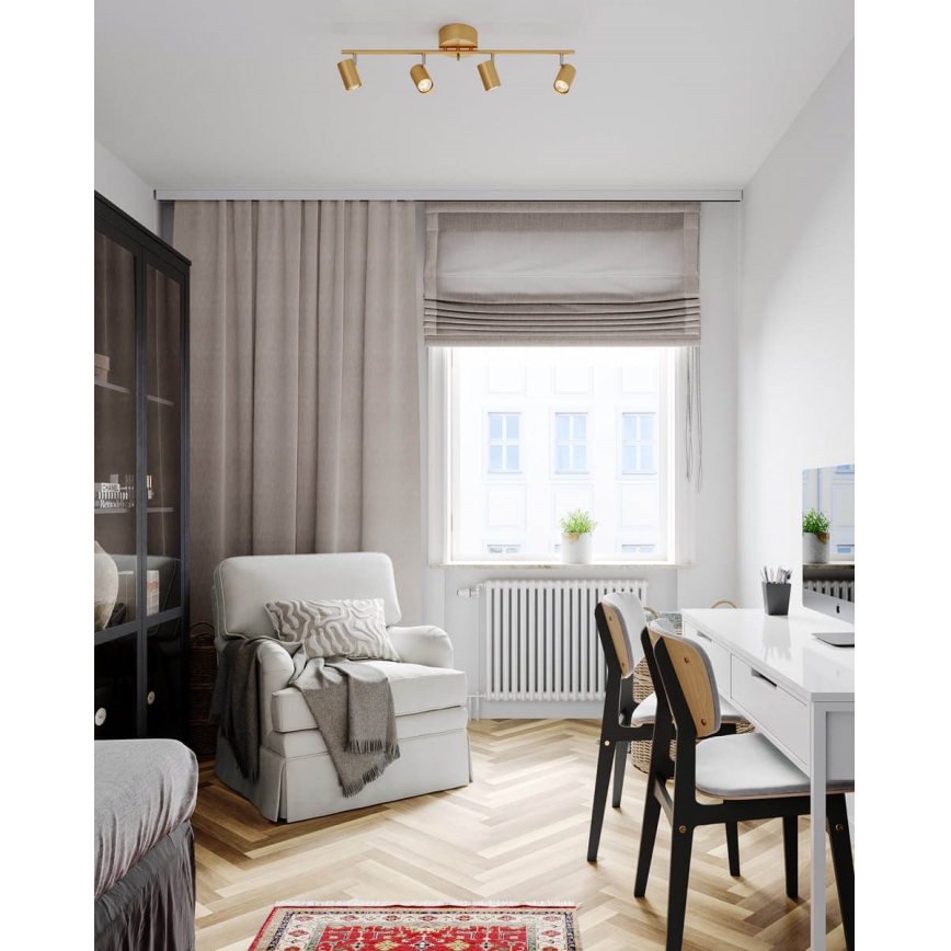 ByRydens - Спот CORRECT 4xGU10/7W/230V златист