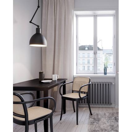 ByRydens - Полилей на тръба БАЗАР 1xE27/5W/230V черен