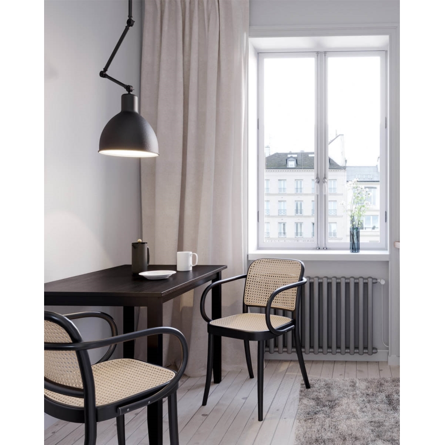 ByRydens - Полилей на тръба БАЗАР 1xE27/5W/230V черен