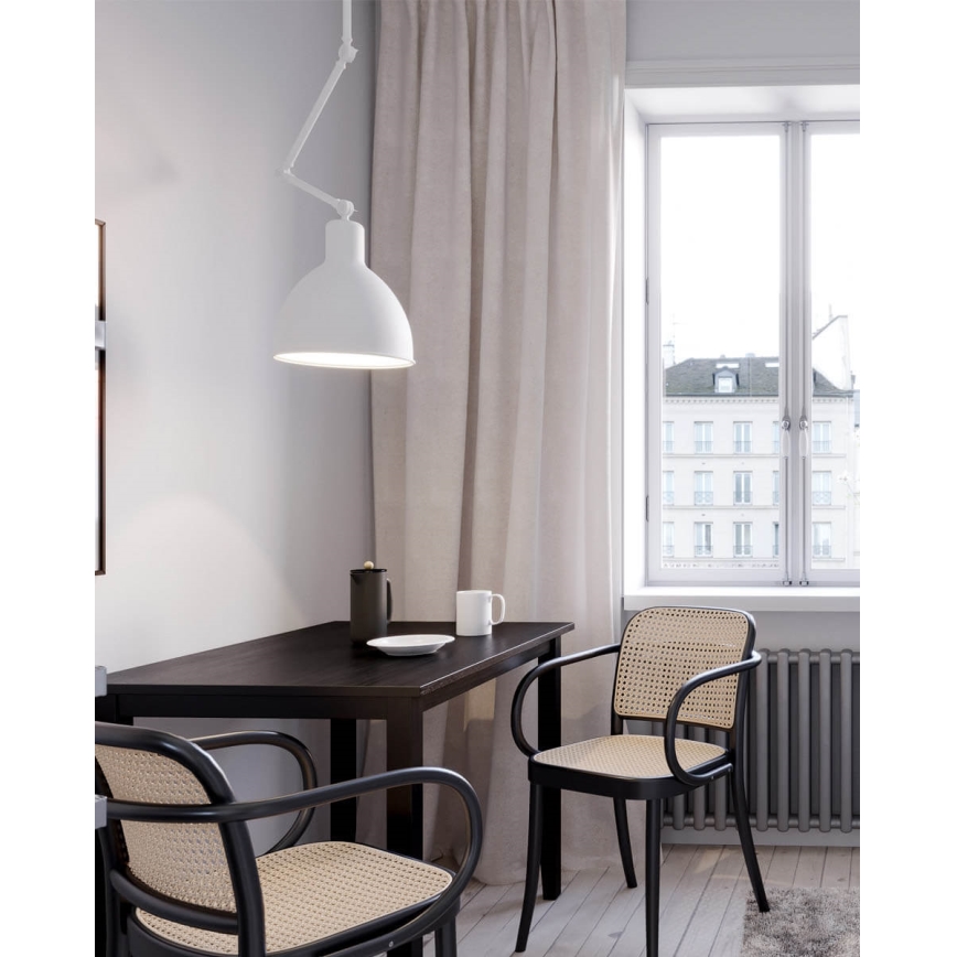 ByRydens - Полилей на тръба BAZAR 1xE27/5W/230V бял