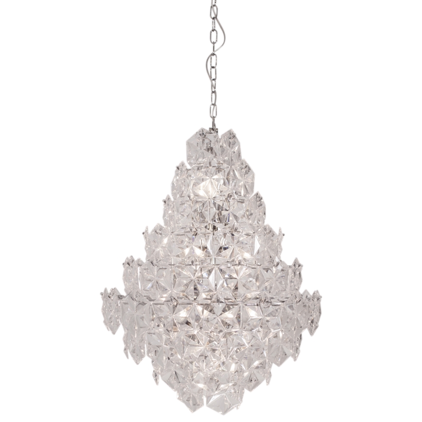 ByRydens - Пендел MONARQUE GRANDE 11xE14/5W/230V прозрачен Ø 58 см