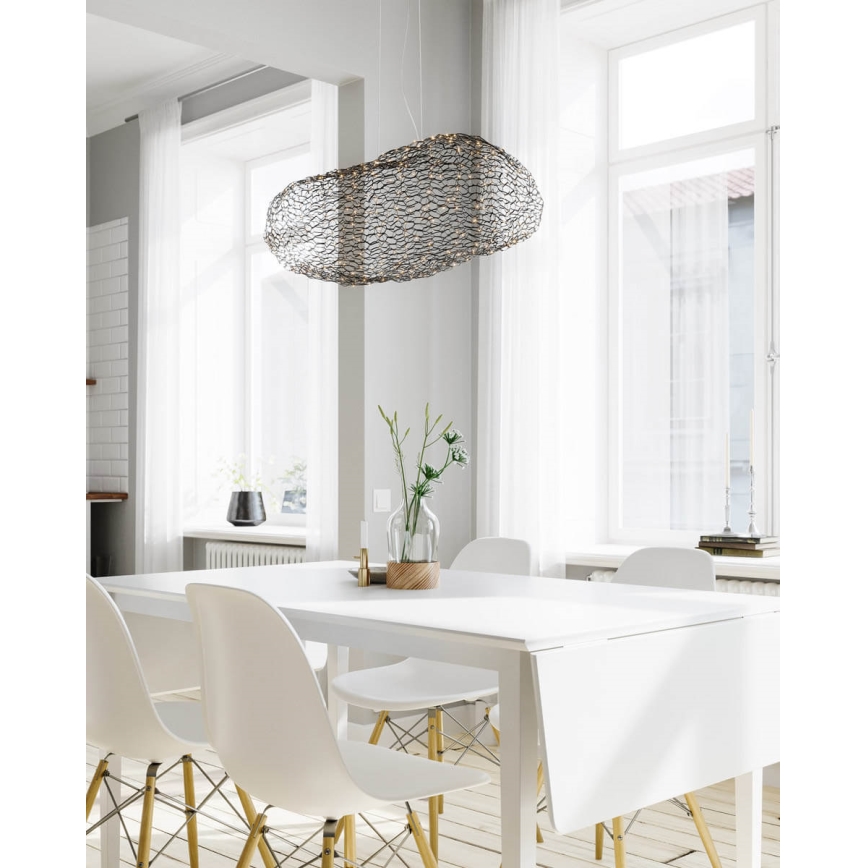 ByRydens - LED Пендел HAYDEN LED/15W/230V черен