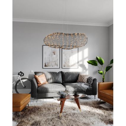 ByRydens - LED Пендел HAYDEN LED/20W/230V черен