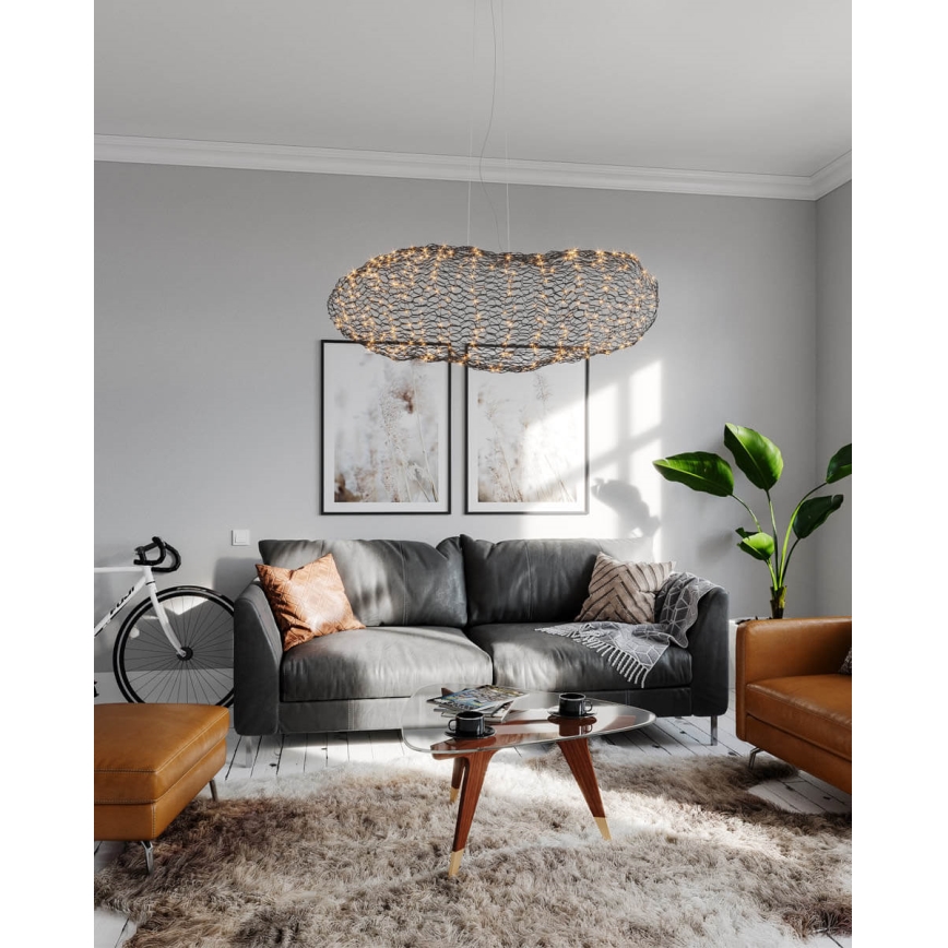 ByRydens - LED Пендел HAYDEN LED/20W/230V черен