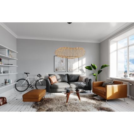 ByRydens - LED Пендел HAYDEN LED/20W/230V златист