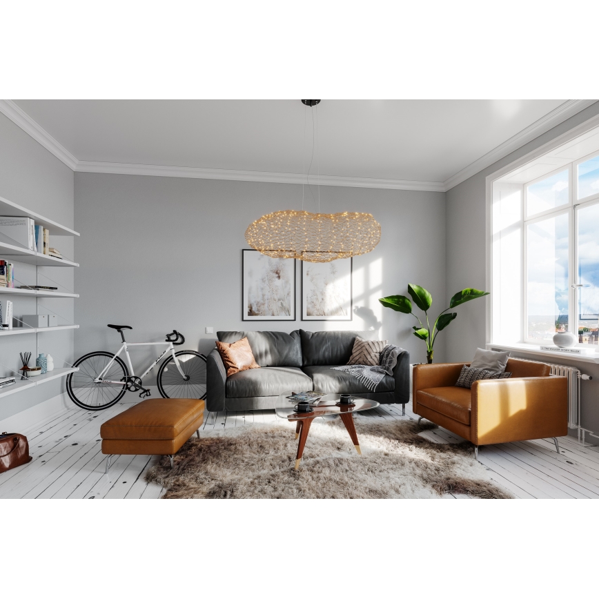 ByRydens - LED Пендел HAYDEN LED/20W/230V златист