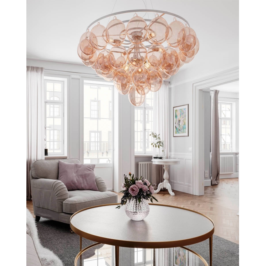 ByRydens - Полилей с кабелно окачване GROSS GIANT 8xE27/8W/230V