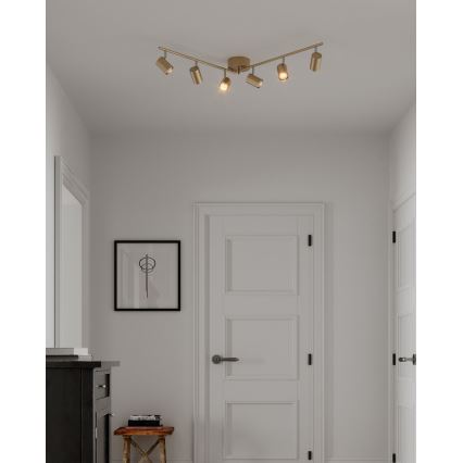 ByRydens - Спот CORRECT 6xGU10/7W/230V златист