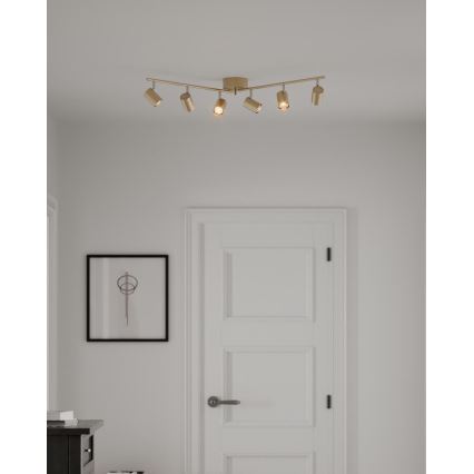 ByRydens - Спот CORRECT 6xGU10/7W/230V златист